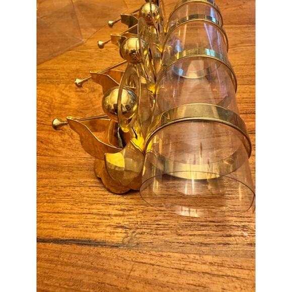 Set of 4 Vintage Gold Tone Christmas Angel Napkin Rings/Holders NIB - Picture 8 of 9